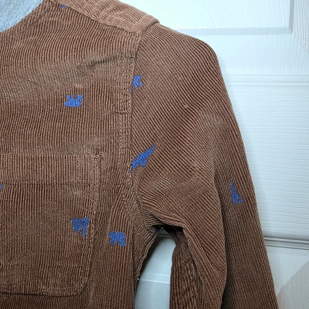 Carter's Toddler Mountain Print Corduroy Button-Front Shacket Sz 5T